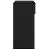 vidaXL Konsola Czarny dąb 90 x 36 x 75 cm Materiał drewnopochodny