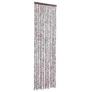vidaXL Zasłona przeciwko owadom, brązowo-beżowa, 56x200 cm, szenil