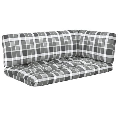 vidaXL Sofa 2-os. z palet, z poduszkami, miodowy brąz, drewno sosnowe