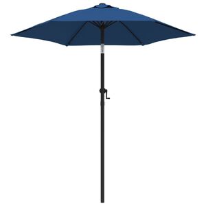 vidaXL Parasol, niebieski, 200 x 224 cm, aluminium