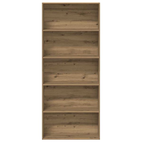vidaXL Regał na książki, dąb artisian, 80x30x189 cm