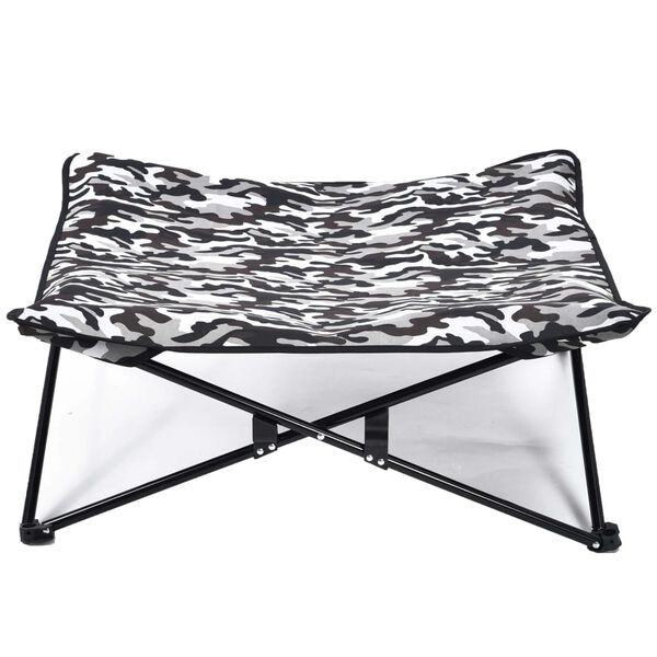 @Pet Legowisko dla psa, nadruk moro, szare