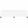 vidaXL Ramka ł&oacute;żka z materacem Biały 80 x 200 cm tkanina