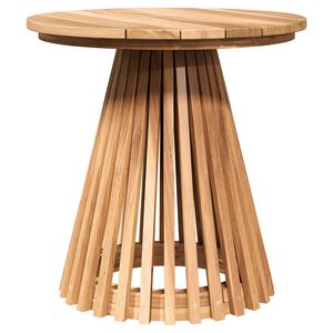 vidaXL Stolik boczny Brązowy 50 x 50 x 49,5 cm Lite drewno teakowe