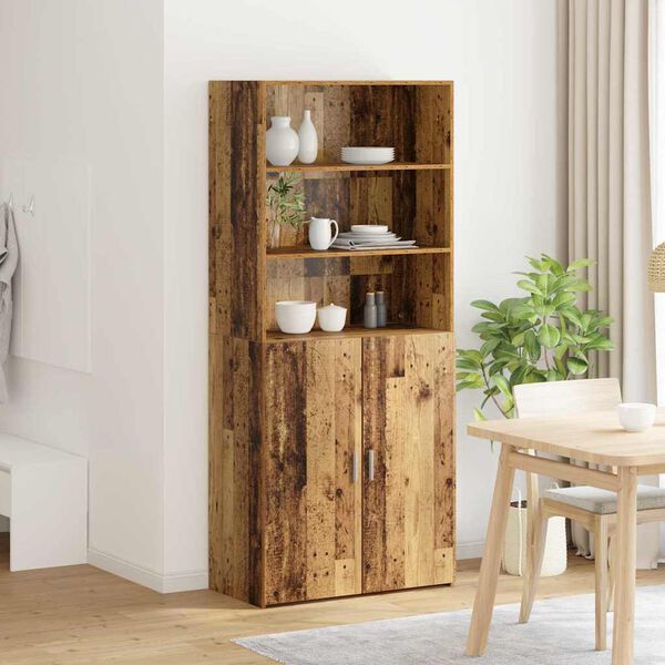 vidaXL Highboard Stare drewno 80 x 42,5 x 185 cm