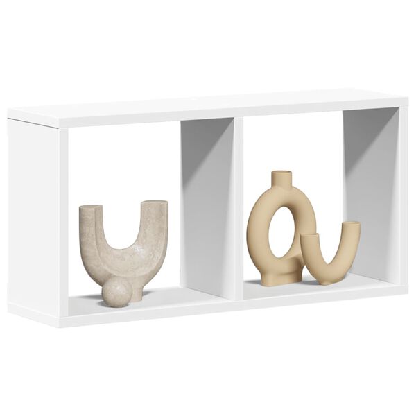 vidaXL P&oacute;łka ścienna, 60x16x30 cm, biała, materiał drewnopochodny