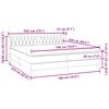 vidaXL Ł&oacute;żko typu Box Spring z materacami R&oacute;żowy 180x220 cm Aksamit
