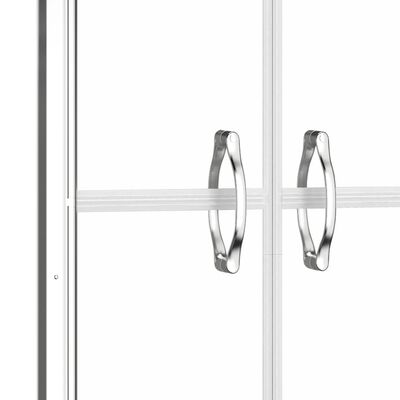 vidaXL Drzwi prysznicowe, przezroczyste, ESG, 71x190 cm
