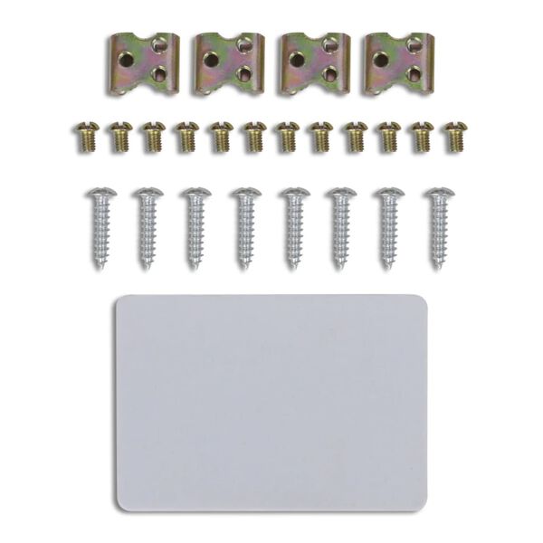 vidaXL Zamek centralny, 2 piloty i 4 silniki 12 V, uniwersalny