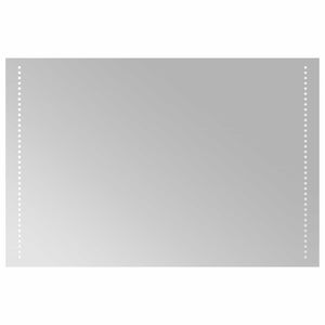 vidaXL Lustro łazienkowe LED przezroczysty 90 x 60 cm szkło hartowane