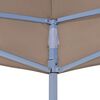 vidaXL Dach do namiotu imprezowego, 4,5 x 3 m, taupe, 270 g/m²
