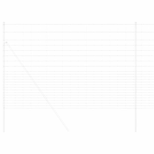 vidaXL Dziki Płot Ocynk na gorąco 1000 x 150 x 0.18 cm Żelazo
