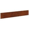 vidaXL Krawężnik do trawnika 10 pcs 100 x 18 cm Stal Rdzawy