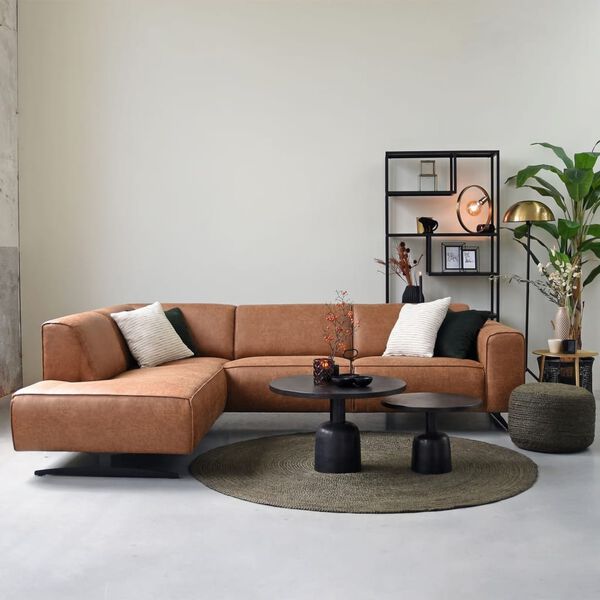 LABEL51 Dywan Jute, okrągły, 150x150 cm, XL, kolor khaki