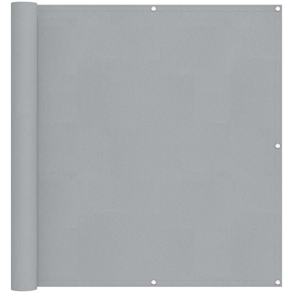 vidaXL Ekran balkonowy Aluminium Oxford powlekany PU