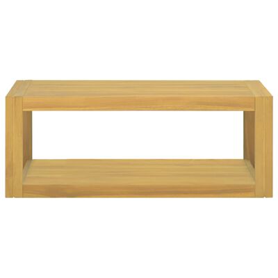 vidaXL Półka do łazienki, 90x45x35 cm, lite drewno tekowe