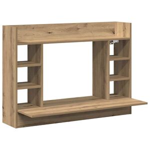 vidaXL Biurko montowane na ścianie dąb artisan 105 x 48 x 75 cm