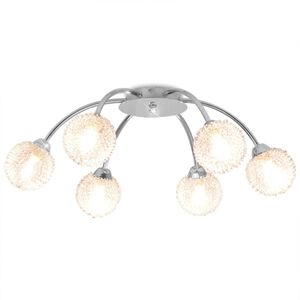 vidaXL Lampa sufitowa na 6 żar&oacute;wek LED G9 240 W