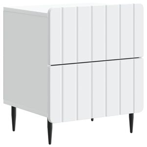 vidaXL Szafka Nocna Biały 43 x 34,5 x 49,5 cm Drewno inżynieryjne