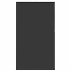 vidaXL Roleta zaciemniająca czarny 125x210cm Szerokość tkaniny 121,6cm