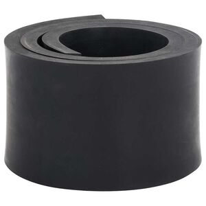 vidaXL Gumowa krawędź do pługa śnieżnego czarna 100x8x1 cm