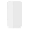vidaXL Szafka, biała z połyskiem, 70x41x75 cm, materiał drewnopochodny