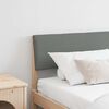 vidaXL Tapicerowane wezgłowie Ciemnoszary 200 cm Lite drewno sosnowe