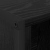 vidaXL Szafka na książki 2 pcs Czarny Dąb 99,5 x 30 x 108 cm