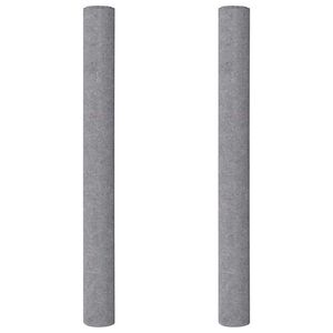 vidaXL Antypoślizgowe polary malarskie 2 szt. 5 m 220 g/m&sup2; Szare