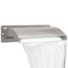 vidaXL Kaskada do basenu z LED Stal nierdzewna 304 51 x 26 x 13 cm