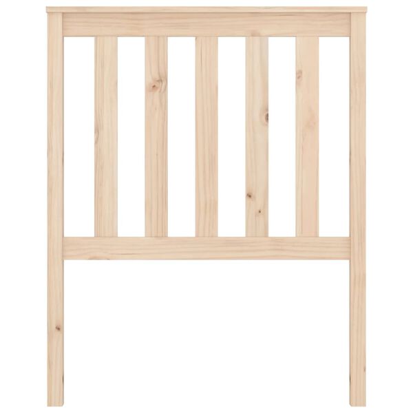 vidaXL Wezgłowie łóżka, 81x6x101 cm, lite drewno sosnowe