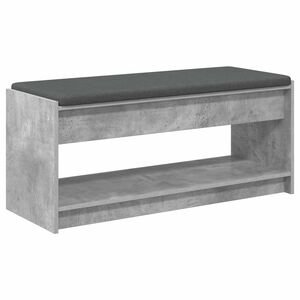 vidaXL Ławka w przedpokoju Betonowy Szary 103 x 38 x 45 cm