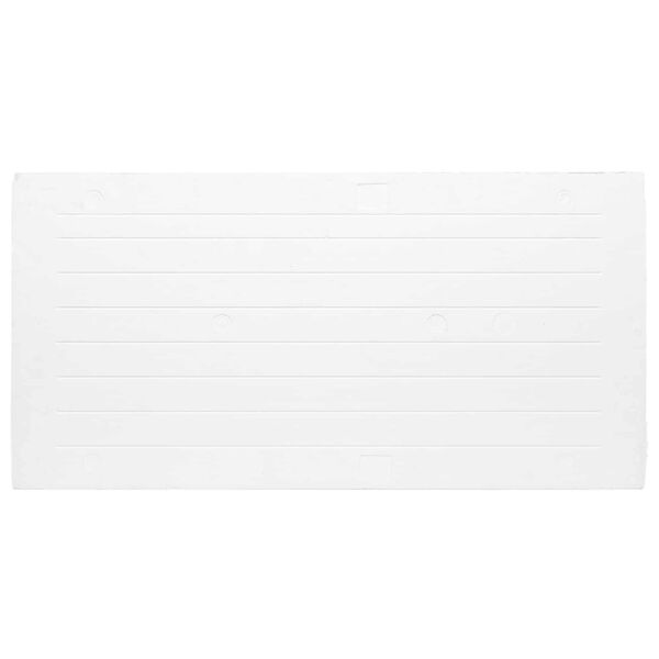 vidaXL Panele ścienne 10 pcs Jasnoszary i biały. 100 x 50 cm