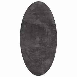 vidaXL Dywan HUARTE Antracyt 150 x 80 cm 100% poliester