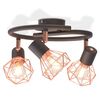 vidaXL Lampa sufitowa z 3 żar&oacute;wkami z diodami LED, 12 W