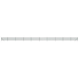 vidaXL Ogrodzenie z siatki, z kotwami, zielone, 0,8x25 m