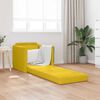vidaXL Sofa Bed 60cm Ciemny Ż&oacute;łty Aksamit