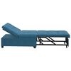 vidaXL Sofa Bed Niebieski 194 x 67 x 82 cm Aksamit