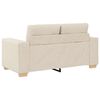 vidaXL Sofa dwuosobowa obity lnem, 120 cm