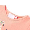 Koszulka dziecięca, neonowy koral, 104