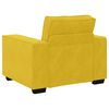 vidaXL Sofa Fotel Ż&oacute;łty 100x78x84 cm Aksamit