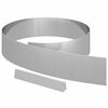 vidaXL Krawężnik do trawnika 4 szt. 450 x 0.05 x 15 cm Srebrny