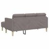 vidaXL Zestaw Sof 2 pcs Taupe 173 x 131 x 67 cm tkanina