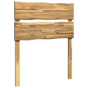 vidaXL Zagł&oacute;wek z naturalnym brzegiem ROSTOCK Biały 90 cm