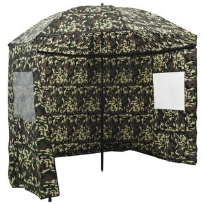 vidaXL Parasol wędkarski 290 x 225 cm Poliester Oxford Moro