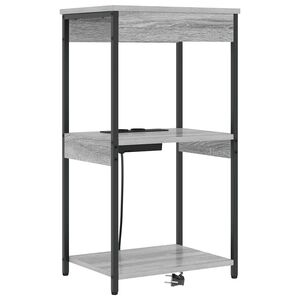 vidaXL Szafka Nocna Szary Sonoma 41 x 31 x 76 cm Drewno inżynieryjne