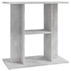vidaXL Stojak pod akwarium Betonowy Szary 60x30x60 cm Drewno konstrukcyjne
