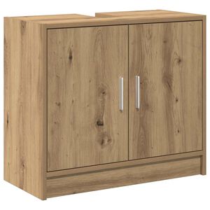 vidaXL Szafka Łazienkowa Dąb rzemieślniczy 63 x 29 x 55 cm