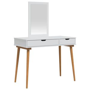 vidaXL Zestaw toaletki FAUSKE 2 szt. Biały 100 x 50 x 143 cm
