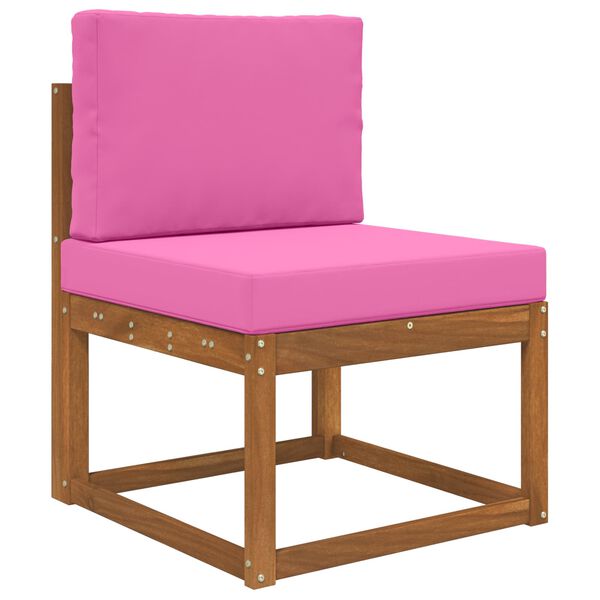 vidaXL Poduszka do sofy na zewnątrz 2 pcs R&oacute;żowy Poliester